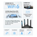 TP-Link Archer AX80 AX6000 8-Stream Wi-Fi 6 Router with 2.5G Port - Black
