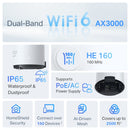 TP-Link Deco X50-Outdoor AX3000 Outdoor / Indoor Whole Home Mesh Wi-Fi 6 Unit - White