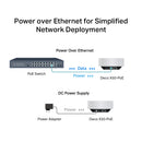 TP-Link Deco X50-PoE AX3000 Whole Home Mesh Wi-Fi 6 Unit with PoE - White
