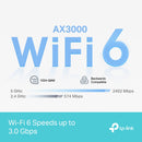TP-Link Deco X50 Pro AX3000 Whole Home Mesh Wi-Fi 6 System -  3-pack - White