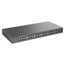 Grandstream Rackmountable Layer 2 Unmanaged 50-port Ethernet Switch with 48 x Gigabit Ports and 2 x SFP Ports - Grey