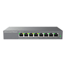 Grandstream Layer 2-Lite Managed 8-port Gigabit Ethernet Switch with 4 x PoE/PoE+ Output - Grey