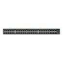 Grandstream Rackmountable Enterprise Layer 2+ 54-port Managed PoE Network Switch with 48 x PoE Gigabit Ethernet Ports and 6 x SFP+ Ports - Grey