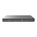 Grandstream Rackmountable Enterprise Layer 2+ 54-port Managed PoE Network Switch with 48 x PoE Gigabit Ethernet Ports and 6 x SFP+ Ports - Grey