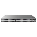 Grandstream Rackmountable Enterprise Layer 2+ 54-port Managed Network Switch with 48 x Gigabit Ethernet Ports and 6 x SFP+ Ports - Grey