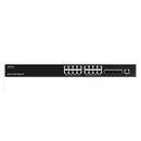Grandstream Rackmountable Enterprise Layer 3 20-port Managed PoE Network Switch with 16 x PoE Gigabit Ethernet Ports and 4 x SFP+ Ports - Grey