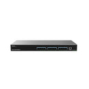 Grandstream Rackmountable Enterprise Layer 3 12-port Managed Aggregation Switch with 12 x SFP+ Ports - Grey