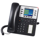 Grandstream GXP2130 Enterprise 3-Line IP Phone with Dual PoE Gigabit Ethernet Ports - Black