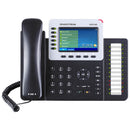 Grandstream GXP2160 Enteprise 6-Line IP Phone with Dual Gigabit PoE Ports - Black