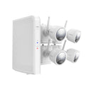 Lorex 2K 8-channel 1TB NVR System with 4 x Outdoor Wire-Free Battery Security Cameras - White