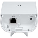 UISP airMAX NanoStation LocoM2 2.4-GHz 8-dBi 2x2 MIMO TDMA CPE - US Version - White