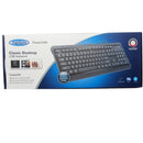 TopSync Classic Ergonomic Desktop USB Keyboard - Black