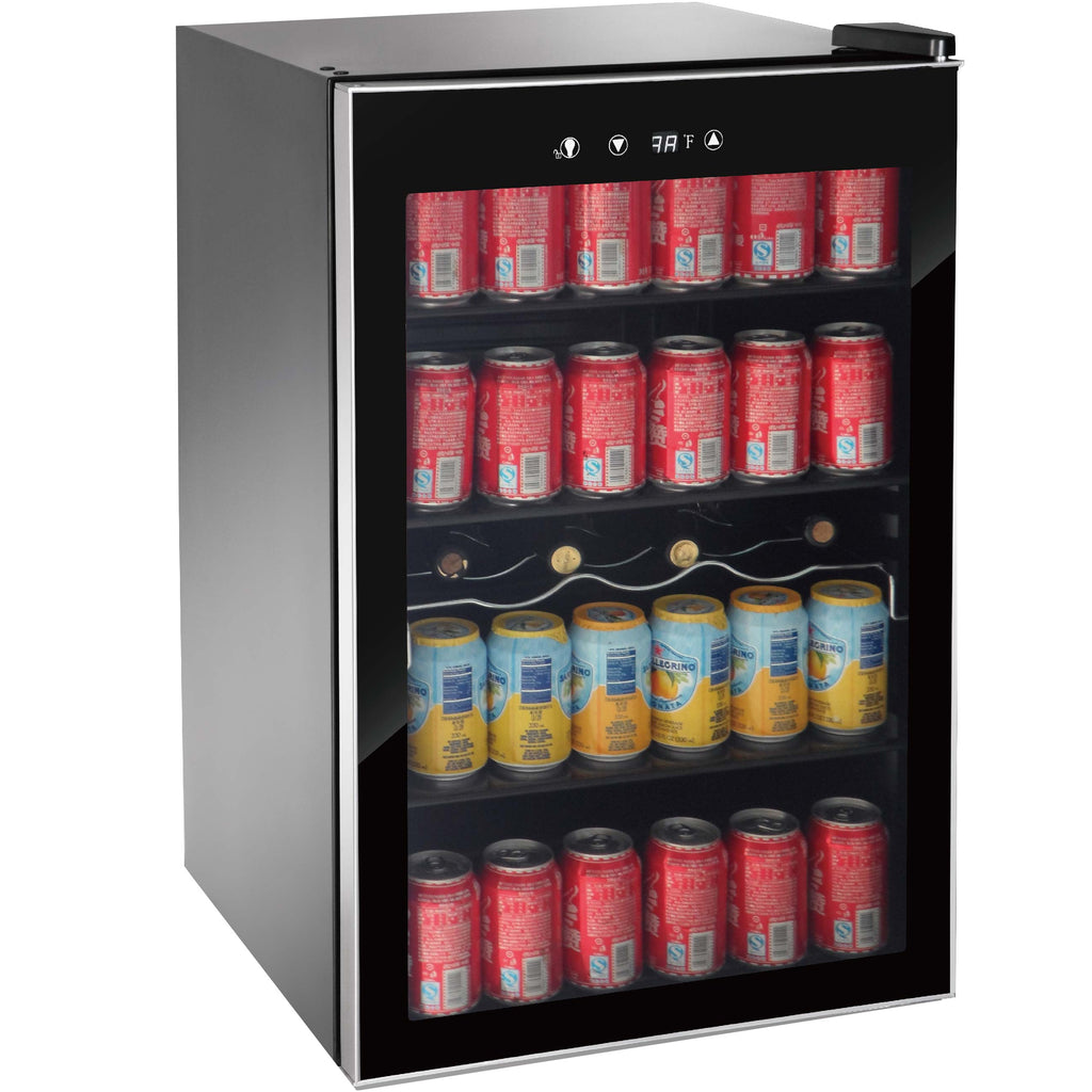 Beverage Refrigerator and Cooler, 110Can Mini fridge, with