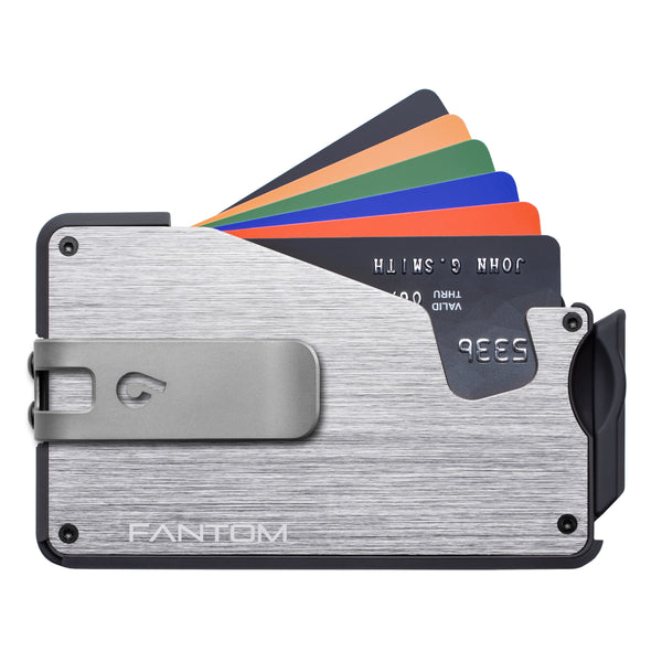 Fantom S Wallet Slim with Money Clip - Titanium