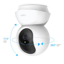 TP-Link Tapo 1080p 360-deg Pan/Tilt Home Security Wi-Fi Camera - White