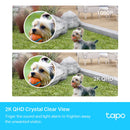 TP-Link Tapo 2K QHD Smart Wire-Free Add-On Security Camera - White