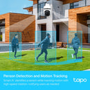 TP-Link Tapo 1080p Outdoor Pan/Tilt Security Wi-Fi Camera - White