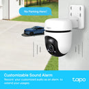 TP-Link Tapo 1080p Outdoor Pan/Tilt Security Wi-Fi Camera - White