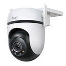 TP-Link Tapo 2K QHD Starlight Full Colour Night Vision Outdoor Pan/Tilt Security Wi-Fi Camera - White