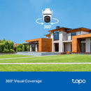TP-Link Tapo 2K QHD Starlight Full Colour Night Vision Outdoor Pan/Tilt Security Wi-Fi Camera - White