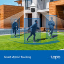TP-Link Tapo 2K QHD Starlight Full Colour Night Vision Outdoor Pan/Tilt Security Wi-Fi Camera - White