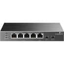 TP-Link 5-Port Gigabit Desktop PoE+ Switch with 1-Port PoE++ In and 4-Port PoE+Out - Grey