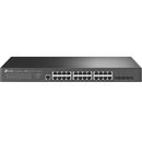 TP-Link JetStream 24-Port 2.5GBASE-T L2+ Rackmountable Managed Switch with 4 x 10GE SFP+ Slots - Grey