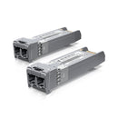 Ubiquiti 10 Gbps Multi-Mode Optical Fiber Transceiver Module - 2-pack