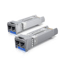 Ubiquiti 10 Gbps Single-Mode Optical Fiber Transceiver Module - 2-pack