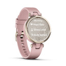 Garmin Lily Sport Heart Rate Smartwatch and Fitness Tracker with Assistance Alerts - Dust Rose