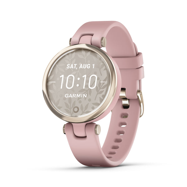 Garmin Lily Sport Heart Rate Smartwatch and Fitness Tracker with Assistance Alerts - Dust Rose