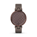 Garmin Lily Classic Leather Heart Rate Smartwatch and Fitness Tracker with Assistance Alerts - Bronze