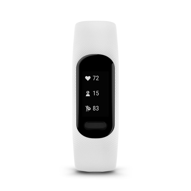 Garmin vívosmart® 5 Fitness Tracker Small/Medium - White