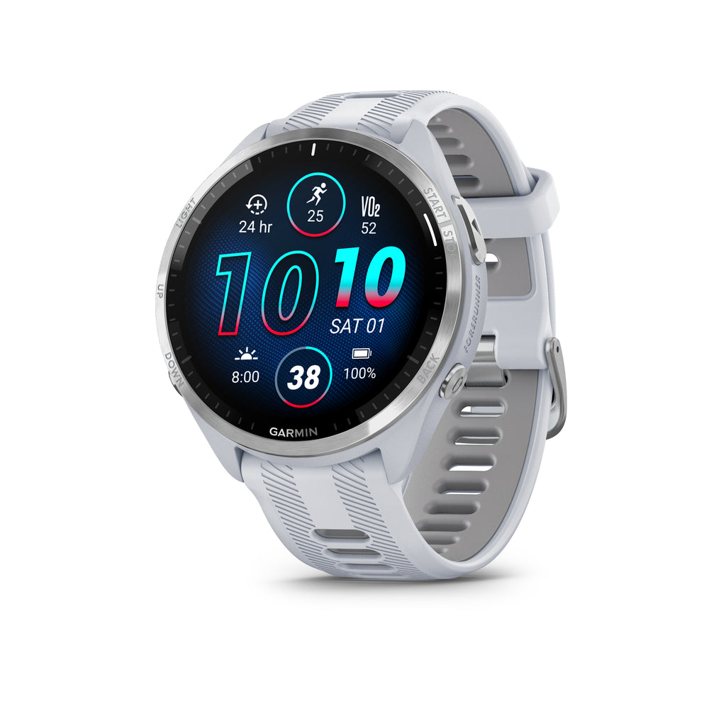 Garmin Forerunner® 965 GPS Smartwatch - Titanium Bezel with 