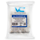 Vertical Cable CAT6A Feed Through Plug Unshielded RJ45 Modular Connector - 100-pack