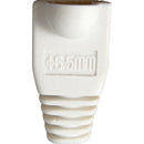 Vertical Cable RJ45/CAT5E/CAT6  Slip-On Boot - White - 10-pack