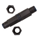 Vertical Cable Outdoor RJ45 Inline Coupler/Splice - Black