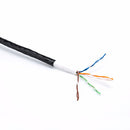 Vertical Cable Outdoor UV Rated Cat6 550-MHz 8-Conductor 4-Pair 23-gauge CMX Solid Bare Copper - 304.8-meter (1000-ft) Spool - Black