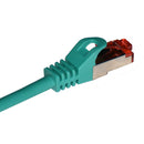 Vertical Cable CAT6A Mold-Injection Snagless Shielded Patch Cable - 0.9-meter (3-ft) - Green