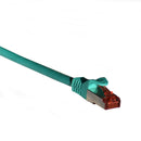 Vertical Cable CAT6A Mold-Injection Snagless Shielded Patch Cable - 0.9-meter (3-ft) - Green