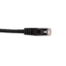Vertical Cable CAT5E Patch Cable with Boot and Protector - 0.15-meter (0.5-ft) - Black