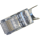 Platinum Tools ezEX®44 Shielded External Ground Cat6 Connector - 25-Pack