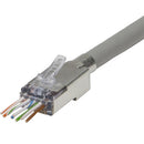 Platinum Tools ezEX®44 Shielded External Ground Cat6 Connector - 25-Pack
