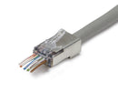 Platinum Tools ezEX44 Shielded Cat6 Connector with Internal Ground - 100-pack