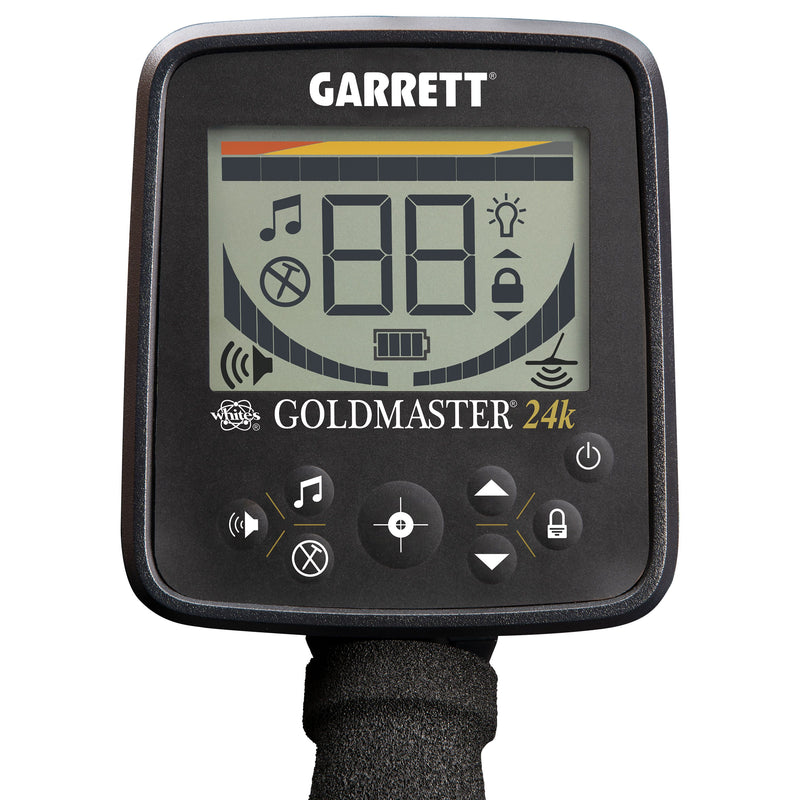 Garrett Goldmaster 24K Hand Held Metal Detector with Headphones - Black