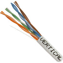 Vertical Cable Unshielded Riser Rated Cat5e 350-MHz 8-Conductor 4-Pair 24-gauge UTP Solid Bare Copper FT4 - 304.8-meter (1000-ft) Pull Box - White