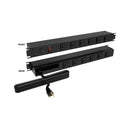 Hammond Manufacturing 15-amp Horizontal Rackmount 8 Outlet on Back Strip with 15-ft Cord