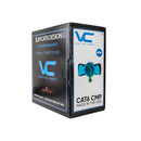 Vertical Cable Cat6 Plenum 23-gauge 8-conductor UTP Solid Bare Copper CMP Rated 550-MHz Data Cable - 304.8-meter (1000-ft) Pull Box - Green