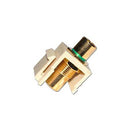 HomeWorx RCA to RCA Keystone Insert Green Band - Ivory