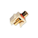 HomeWorx RCA to RCA Keystone Insert Red Band - Ivory